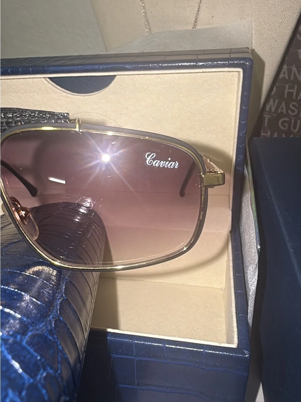 Caviar vintage sunglasses caviar collection ULTRA M3736 new in case